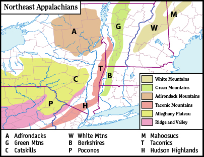NortheastAppalachiansMap